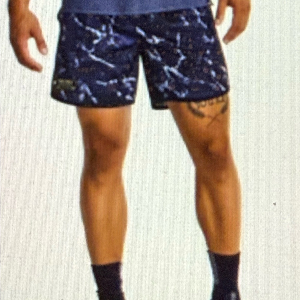 Under Armour Blue Tie-Dye Shorts